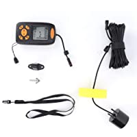VGEBY1 Buscador de Peces Transductor de Pesca Buscador portátil de Peces con Pantalla LCD Lectura de Profundidad 1.3…